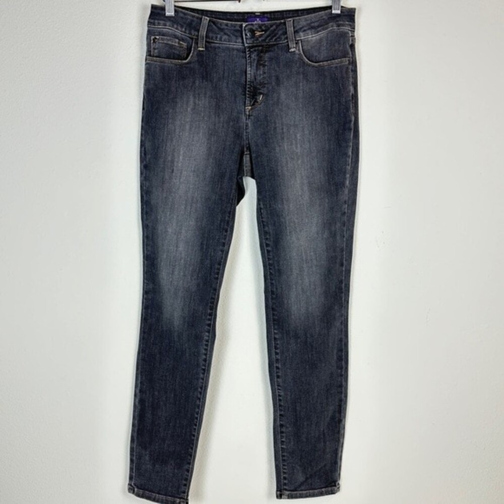 NYDJ Super Skinny Grey Jeans 10